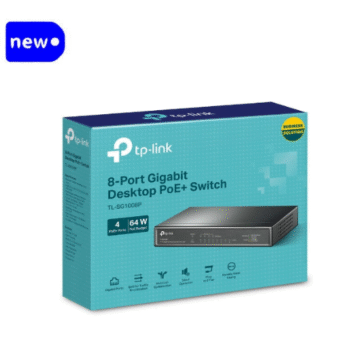 TP-Link TL-SF1008P 8-Port 10/100Mbps Desktop Switch with 4-Port PoE+