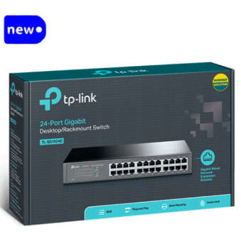 TP-Link TL-SG1024D 24-Port 10/100/1000Mbps Gigabit Desktop Rackmount Switch