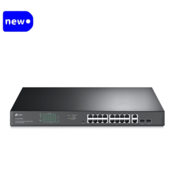 TP-Link TL-SG1218MPE 18-Port 10/100/1000Mbps Gigabit Easy Smart Switch with 16-Port PoE+