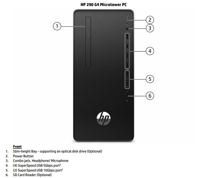 hp 290 g4 core i7