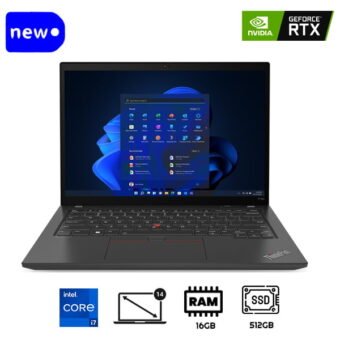 Lenovo ThinkPad P14s Gen 4 Core i7-1360P, 16GB Ram, 512GB SSD, RTX A500 4GB, Win 11 Pro, 14-inch WUXGA, Villi Black, Fingerprint, Backlit [21HF000RUE]