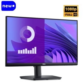 Dell E2425HS 23.8-inch FHD Monitor, (Height, Tilt, Swivel Adjustable), HDMI, VGA, DisplayPort Black Color