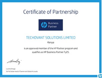 Techovant Solutions HP Authorized Dealer